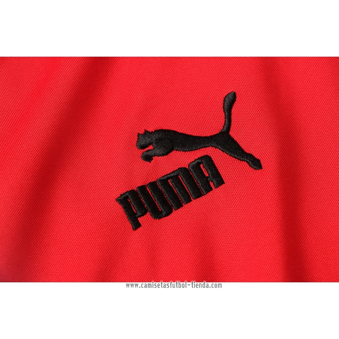 Camiseta Polo del AC Milan 2021 2022 Rojo